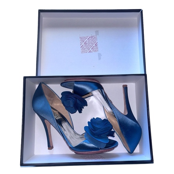 Badgley Mischka Randall Satin Heels - Picture 3 of 8